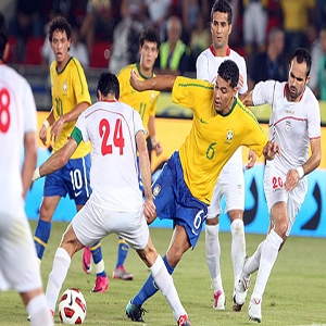 بازی فوتبال ایران و برزیل