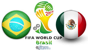 بازی فوتبال برزیل و مکزیک جام جهانی 2014