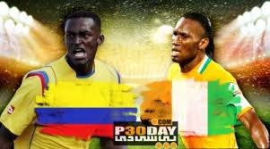 بازی فوتبال کلمبیا و ساحل عاج جام جهانی 2014