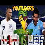 بازی فوتبال اروگوئه و انگلیس