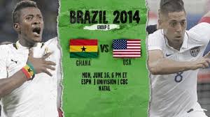 بازی فوتبال غنا و آمریکا جام جهانی 2014 برزیل