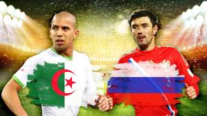 بازی فوتبال الجزایر و روسیه
